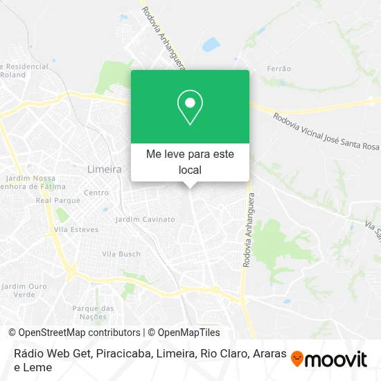 Rádio Web Get mapa