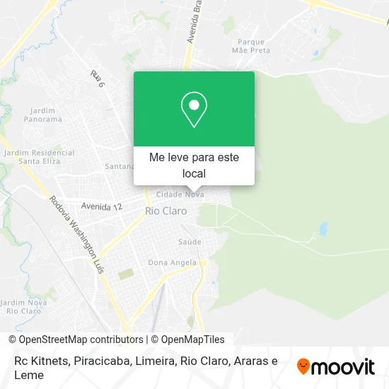 Rc Kitnets mapa