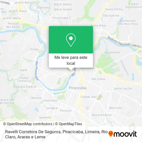 Ravelli Corretora De Seguros mapa