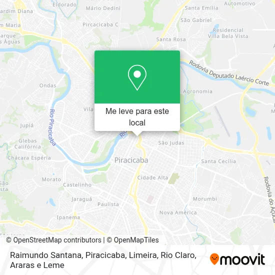 Raimundo Santana mapa