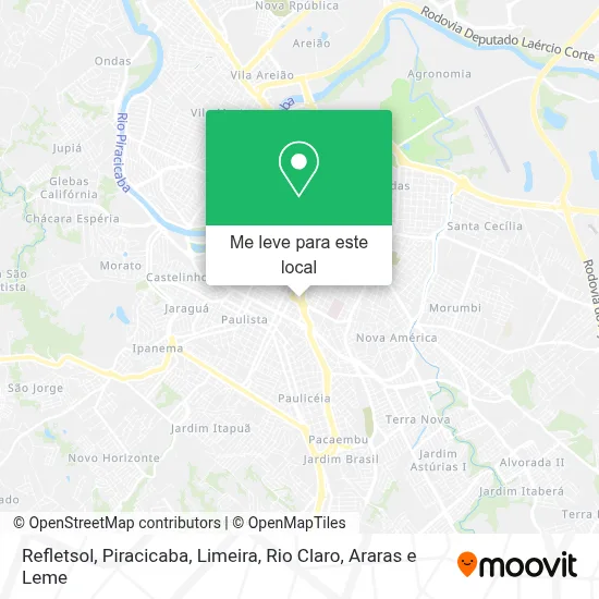 Refletsol mapa