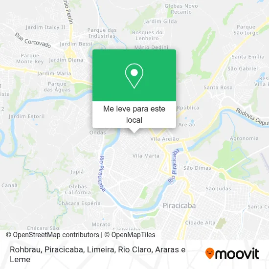 Rohbrau mapa