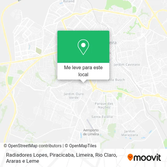 Radiadores Lopes mapa