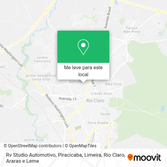 Rv Studio Automotivo mapa