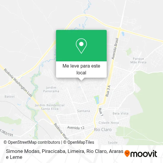 Simone Modas mapa