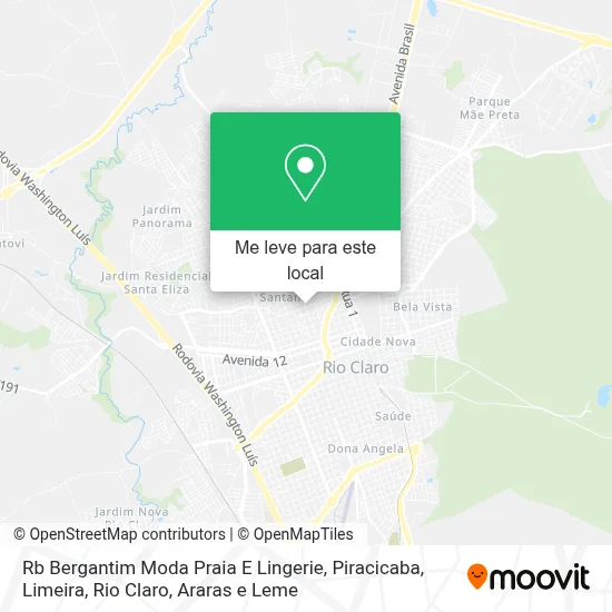 Rb Bergantim Moda Praia E Lingerie mapa