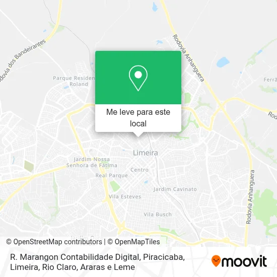 R. Marangon Contabilidade Digital mapa