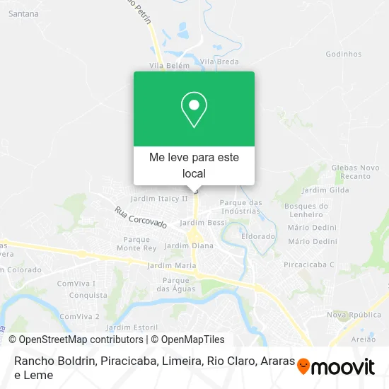 Rancho Boldrin mapa