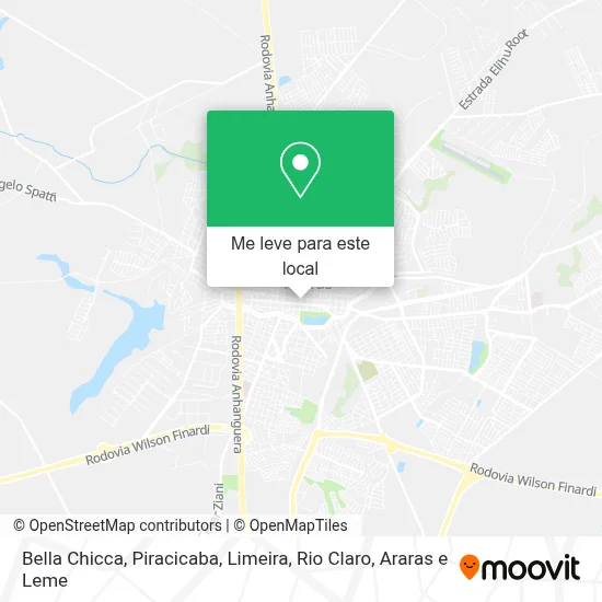 Bella Chicca mapa
