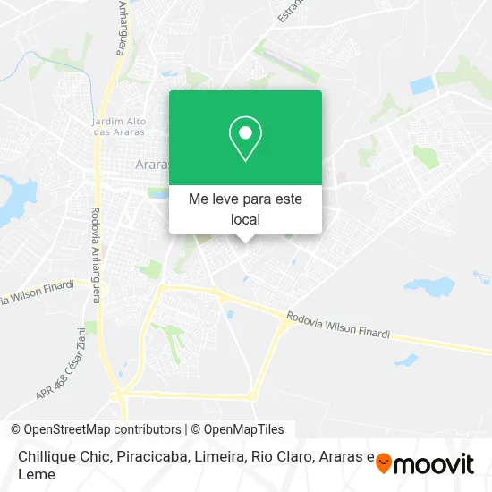 Chillique Chic mapa