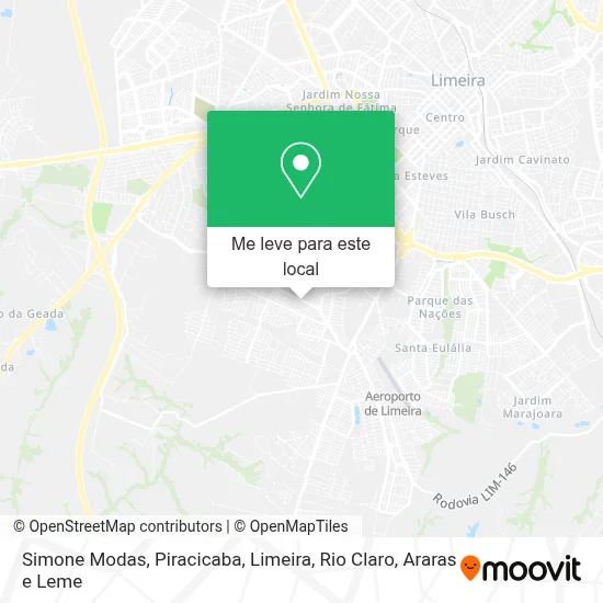 Simone Modas mapa