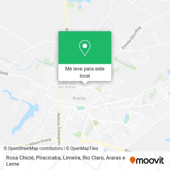 Rosa Chiclé mapa