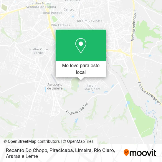 Recanto Do Chopp mapa