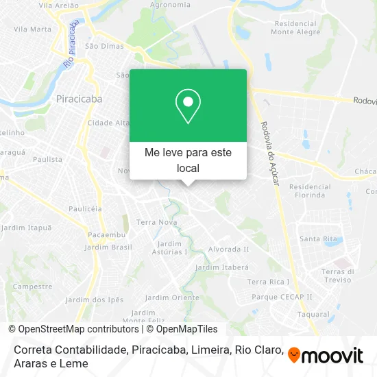 Correta Contabilidade mapa
