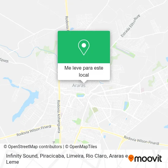 Infinity Sound mapa
