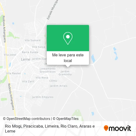Rio Mogi mapa