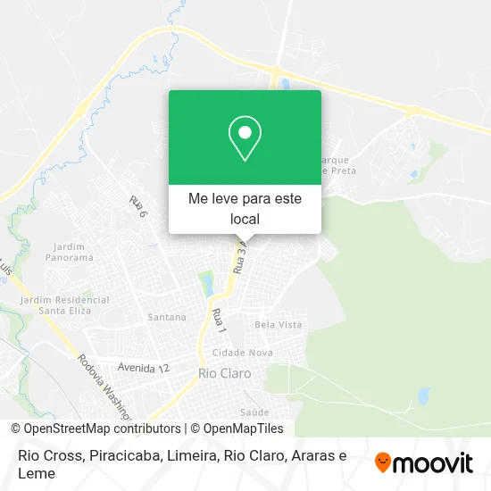 Rio Cross mapa