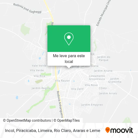 Incol mapa