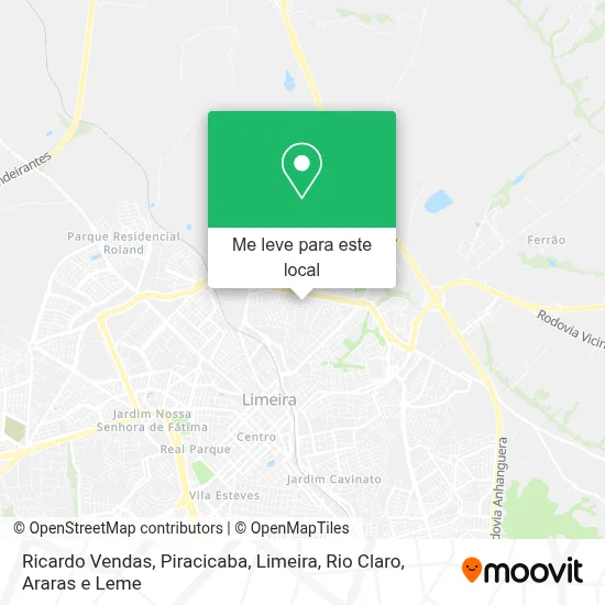 Ricardo Vendas mapa