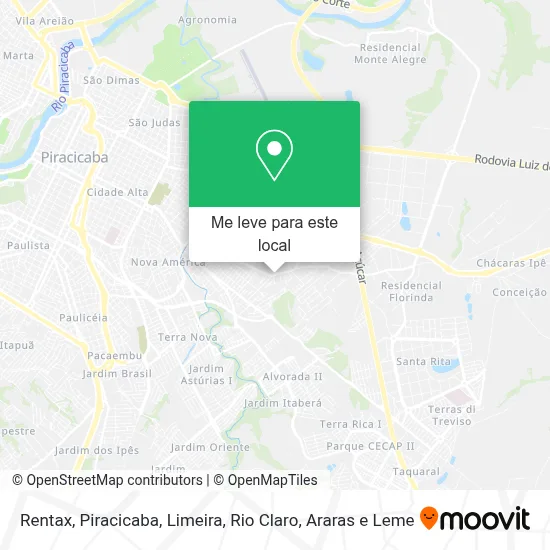 Rentax mapa