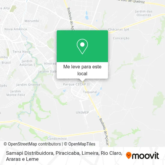 Samapi Distribuidora mapa