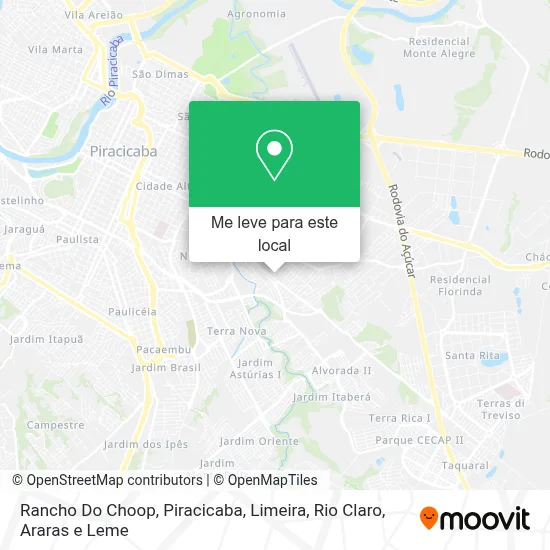 Rancho Do Choop mapa