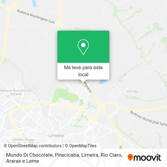 Mundo Di Chocolate mapa