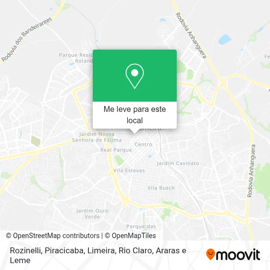 Rozinelli mapa