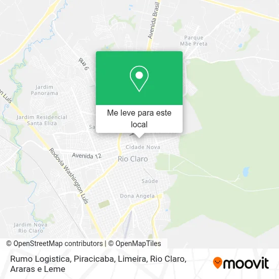 Rumo Logistica mapa