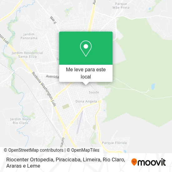 Riocenter Ortopedia mapa