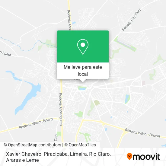 Xavier Chaveiro mapa
