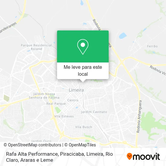 Rafa Alta Performance mapa