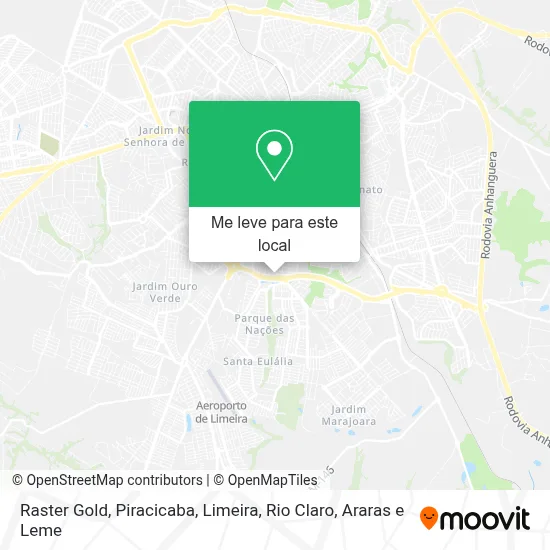 Raster Gold mapa