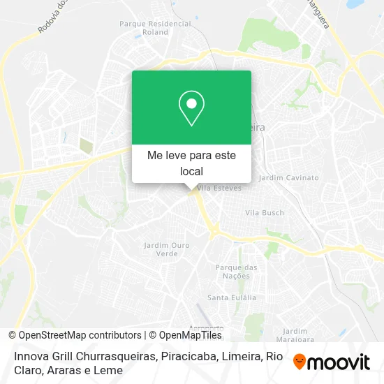 Innova Grill Churrasqueiras mapa