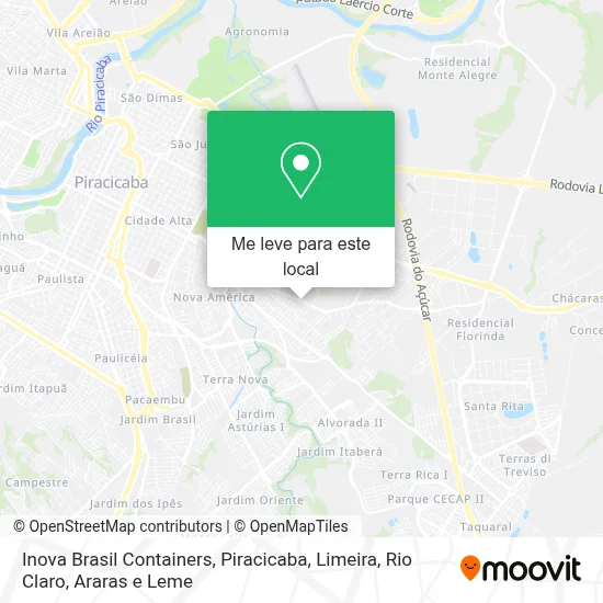 Inova Brasil Containers mapa