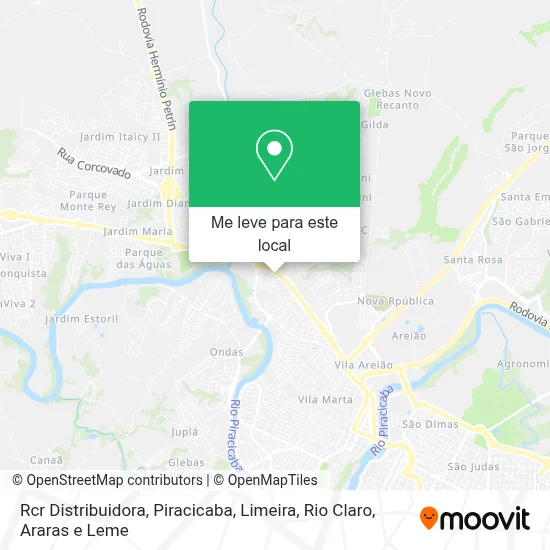 Rcr Distribuidora mapa