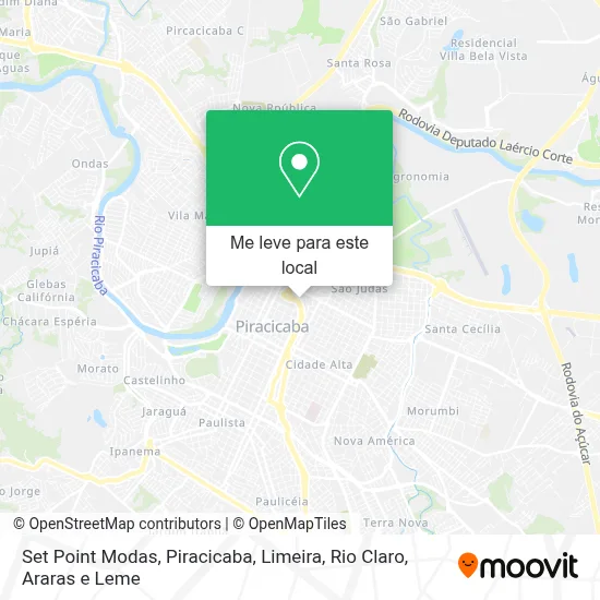 Set Point Modas mapa
