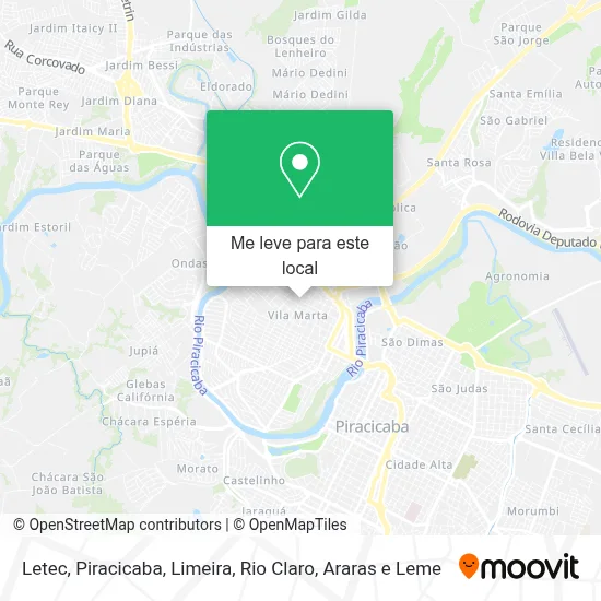 Letec mapa
