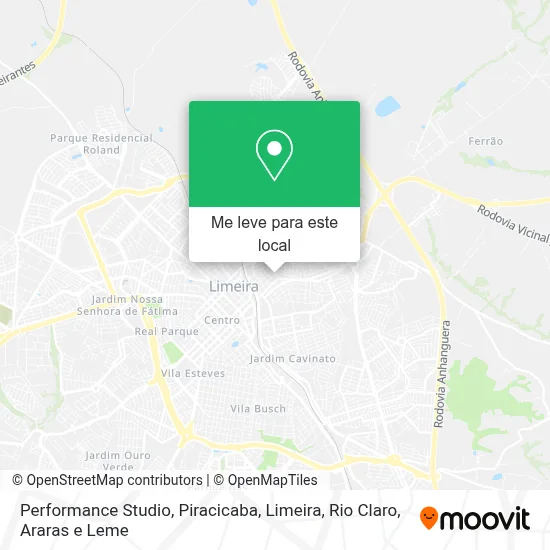 Performance Studio mapa