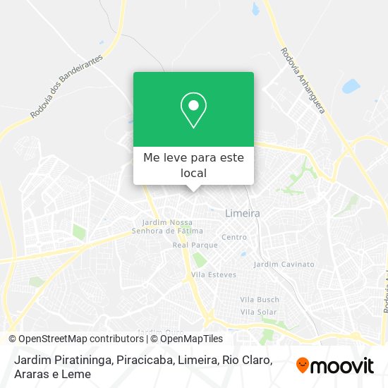 Jardim Piratininga mapa