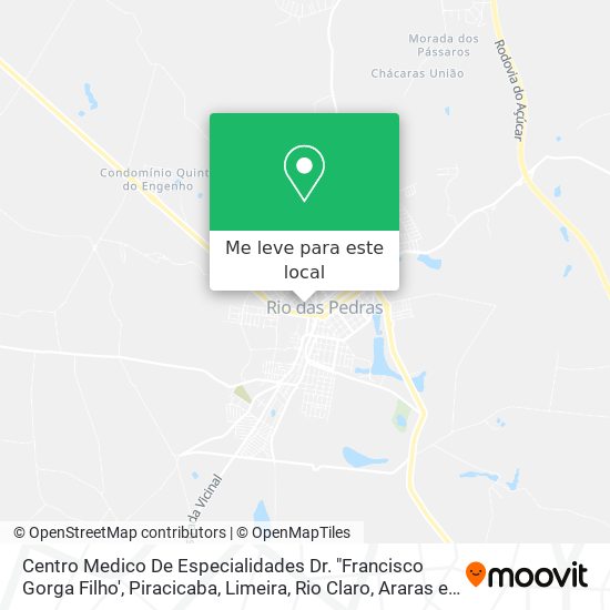Centro Medico De Especialidades Dr. "Francisco Gorga Filho' mapa