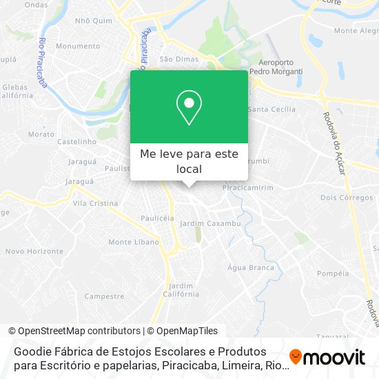 Goodie  Fábrica de Estojos Escolares e Produtos para Escritório e papelarias mapa