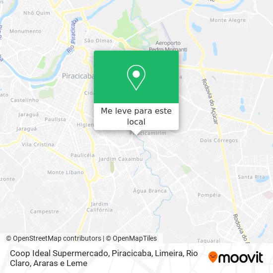 Coop Ideal Supermercado mapa