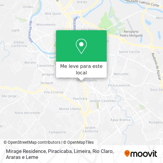 Mirage Residence mapa