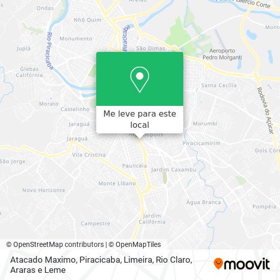 Atacado Maximo mapa
