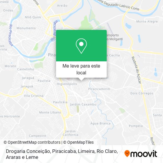 Drogaria Conceição mapa