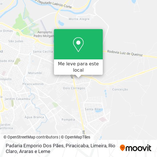 Padaria Emporio Dos Pães mapa
