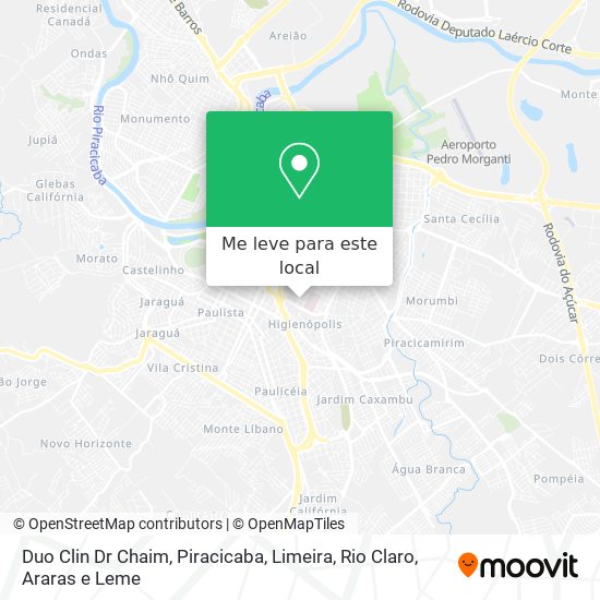 Duo Clin Dr Chaim mapa