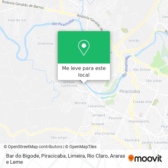 Bar do Bigode mapa