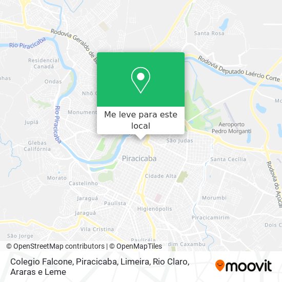 Colegio Falcone mapa
